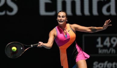 Top-seeded Aryna Sabalenka reaches the third round of the Australian Open 2026 by beating Bai Zhuoxuan. Image: Reuters