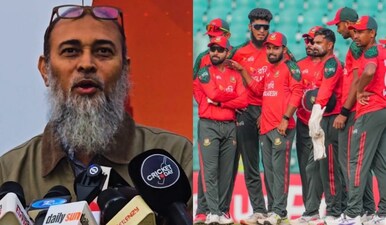 Bangladesh cricketers have threatened to boycott all forms of game if BCB director Najmul Islam doesn't resign from his post. Images: BCB
