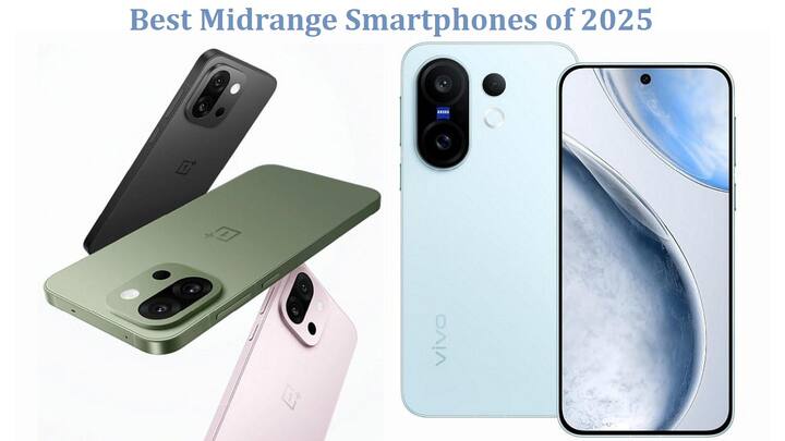 Best Midrange Smartphones of 2025 in India Best Midrange Smartphones of 2025 in India