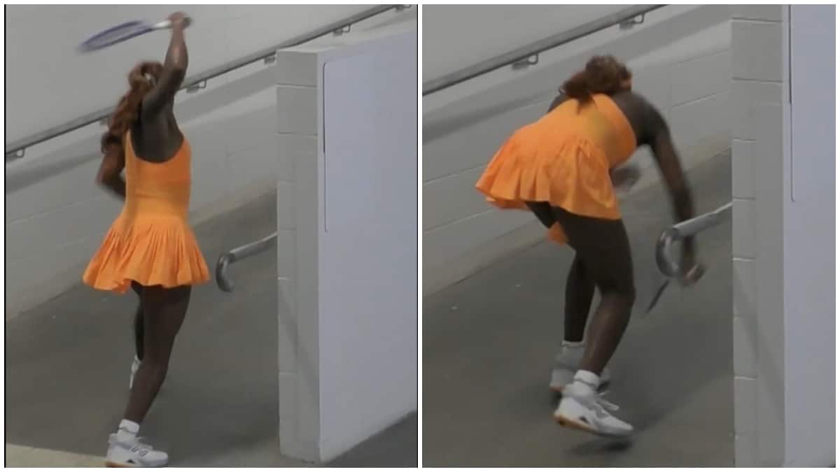 Coco Gauff hits back at Australian Open broadcasters after footage of racquet smash after quarter-final loss goes viral