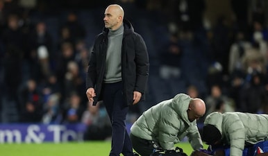 Chelsea manager Enzo Maresca was also booed by fans during the recent draw against Bournemouth. Image: Reuters