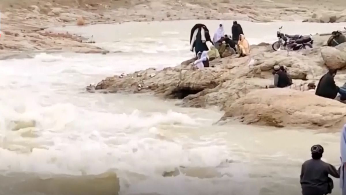 A screengrab from an AP video shows gushing river in Kandahar, Afghanistan, during ongoing flash floods in the season's first rain and snowfall spell in January 2026. (Photo: AP screengrab) A screengrab from an AP video shows gushing river in Kandahar, Afghanistan, during ongoing flash floods in the season's first rain and snowfall spell in January 2026. (Photo: AP screengrab)