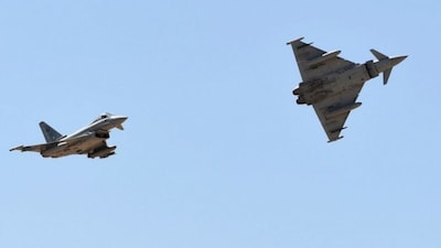 The photograph shows fighter planes. (Representational Photo, Credit: AFP)