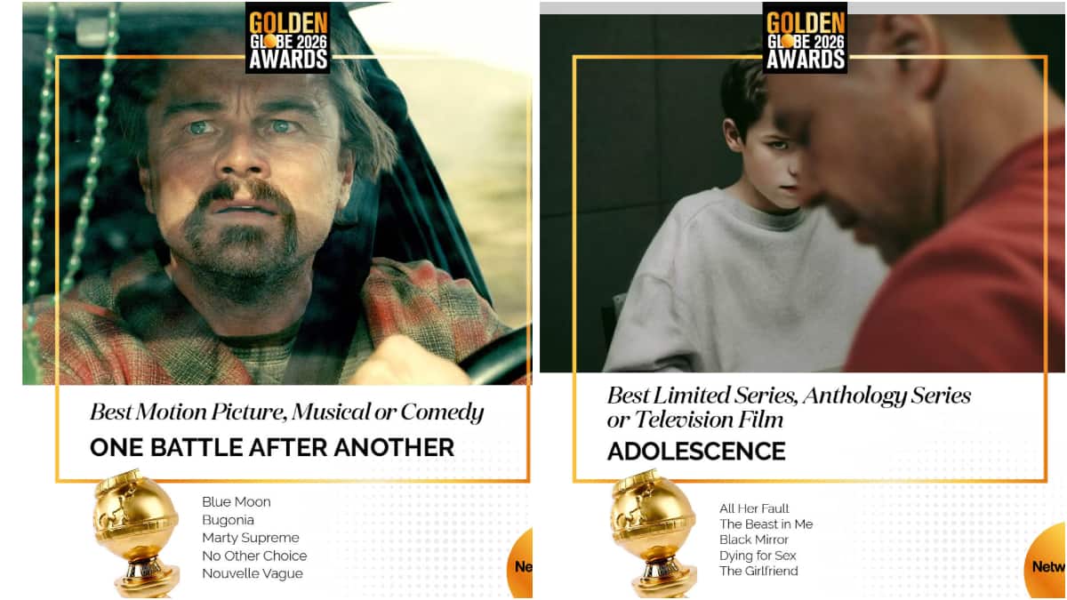 Golden Globe Awards 2026 full list of winners: One Battle After Another, Adolescence get sweeping victories