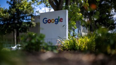 A Google logo is seen at a company research facility in Mountain View, California, US, May 13, 2025. File Image/Reuters