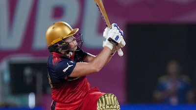 Royal Challengers Bengaluru's Grace Harris struck 10 fours and five sixes during her team's nine-wicket victory over UP Warriorz in the Women's Premier League on Monday, 12 January. PTI