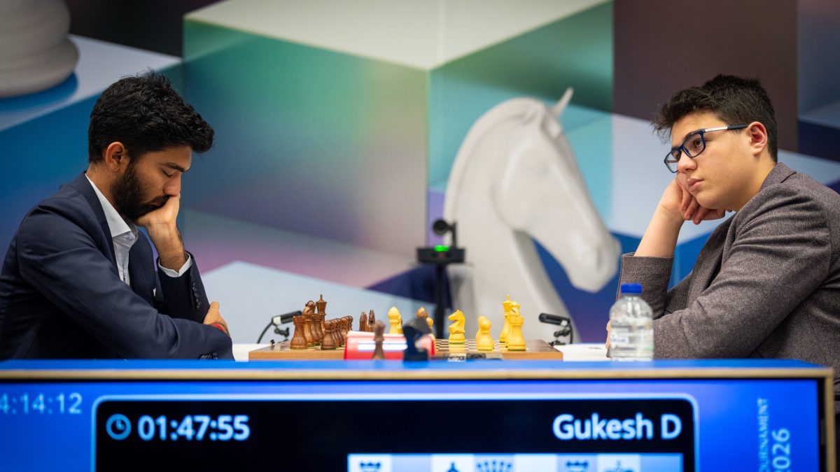 Gukesh jokes after beating teenage prodigy Erdogmus to revive Tata Steel campaign: 'I wanted to teach him some lessons' Gukesh jokes after beating teenage prodigy Erdogmus to revive Tata Steel campaign: 'I wanted to teach him some lessons'