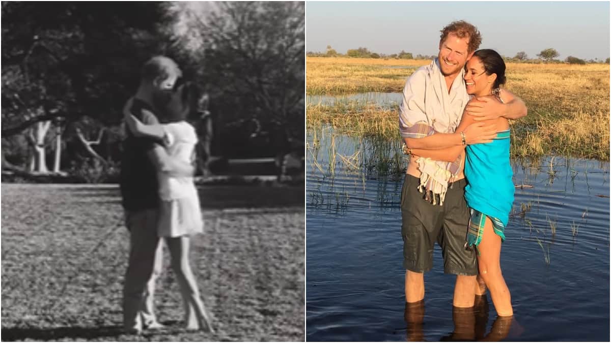 Watch: Meghan Markle shares playful video of dancing with Prince Harry, joins 2016 throwback trend