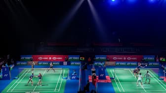  Athletes compete at the India Open 2026 badminton tournament, in New Delhi, Tuesday, Jan. 13, 2026. (PTI)