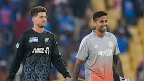 India vs New Zealand LIVE Score 1st T20 at Nagpur: Abhishek launches first six in opening over