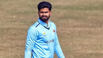 Mumbai's Shreyas Iyer during a warm-up session before the start of the Vijay Hazare Trophy 2025-26 cricket match between Mumbai and Himachal Pradesh, at Jaipuria Vidyalaya Ground, in Jaipur, Tuesday. PTI