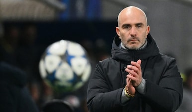 Chelsea's Italian former head coach Enzo Maresca during the UEFA Champions League league phase day 6 football match between Atalanta Bergamo and Chelsea FC at Bergamo Stadium, in Bergamo, on December 9, 2025.