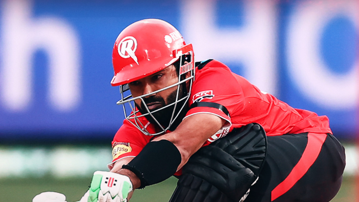 Pakistan's Mohammad Rizwan left red-faced in Big Bash League after being forced to retire out Pakistan's Mohammad Rizwan left red-faced in Big Bash League after being forced to retire out