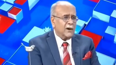 Pakistani political commentator Najam Sethi