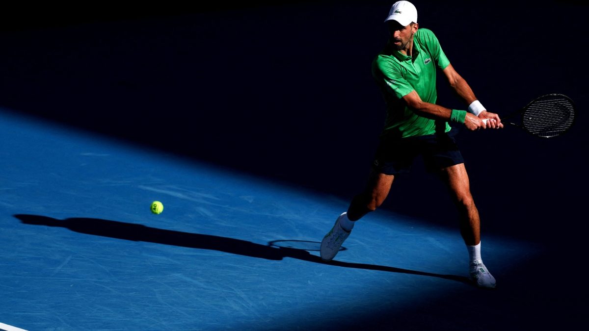 Novak Djokovic's reaction to 'Let's go Roger' chant during his practice match wins hearts: Watch Novak Djokovic's reaction to 'Let's go Roger' chant during his practice match wins hearts: Watch