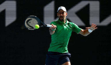 Australian Open 2026 presents one of the best opportunities for Novak Djokovic to win his 25th Grand Slam. Image: Reuters
