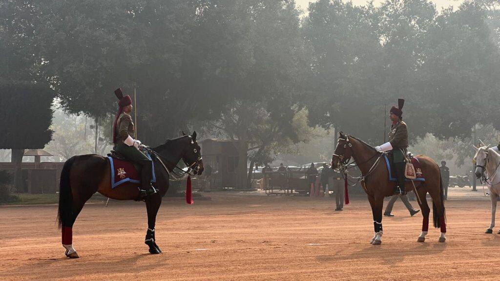 Republic Day parade 2026 President’s Bodyguard rehearsal