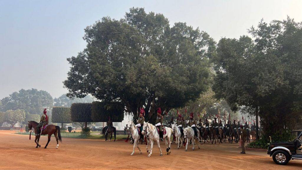 Republic Day parade 2026 President’s Bodyguard rehearsal