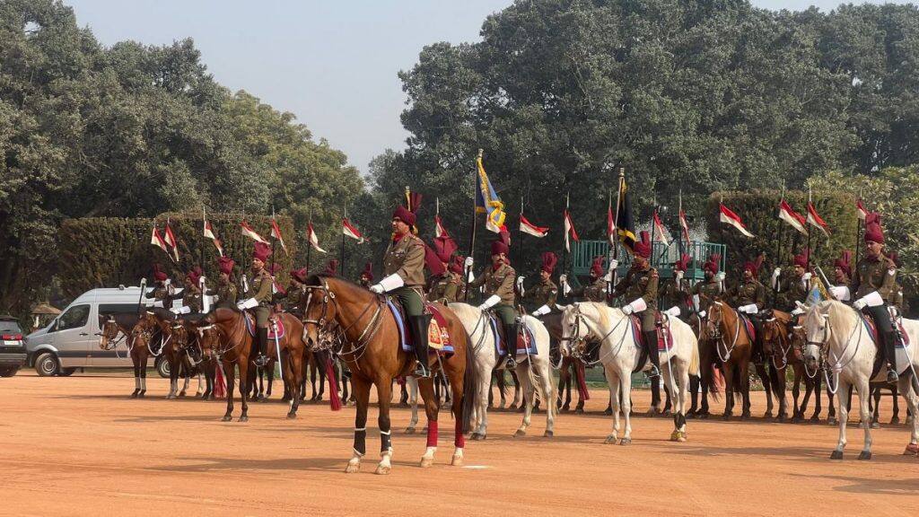 Republic Day parade 2026 President’s Bodyguard rehearsal