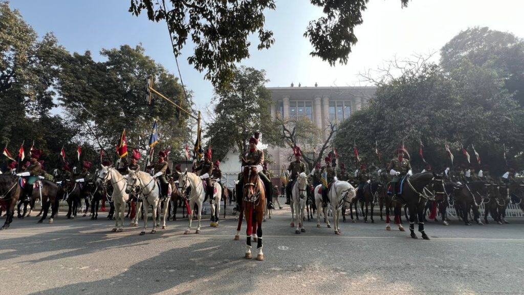 Republic Day parade 2026 President’s Bodyguard rehearsal