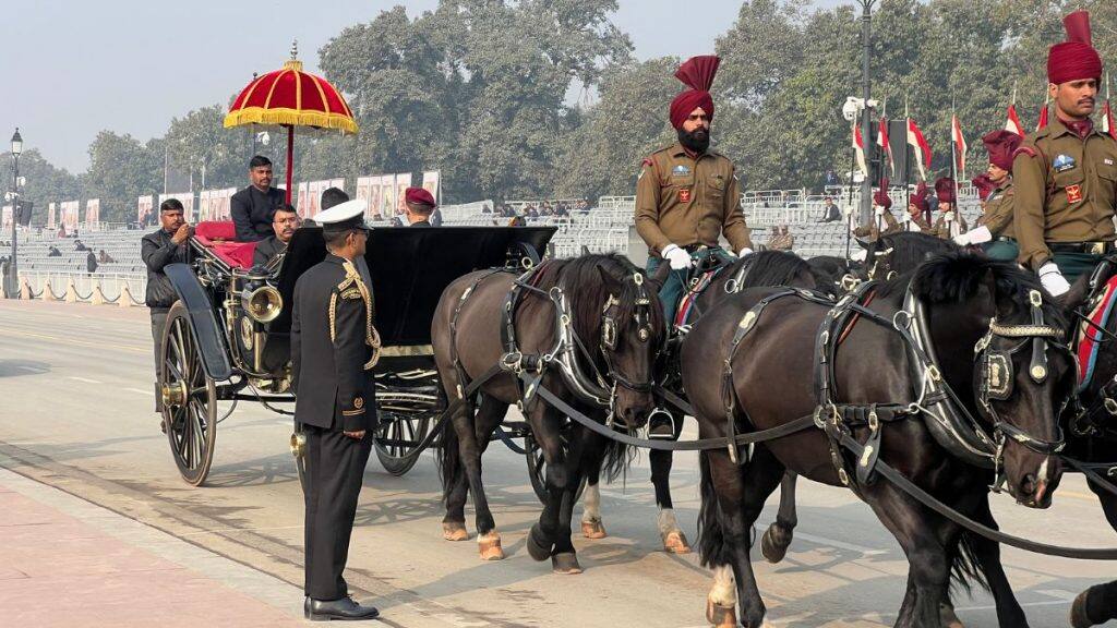 Republic Day parade 2026 President’s Bodyguard rehearsal