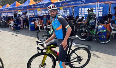 Indian racers have found the going tough in the Pune Grand Tour 2026 against international teams. Image: Vishal Tiwari/Firstpost
