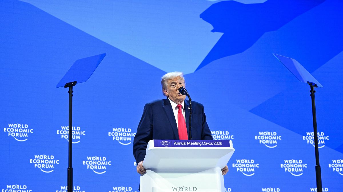 US President Donald Trump delivers a special address during the World Economic Forum (WEF) annual meeting in Davos on January 21, 2026.- AFP US President Donald Trump delivers a special address during the World Economic Forum (WEF) annual meeting in Davos on January 21, 2026.- AFP