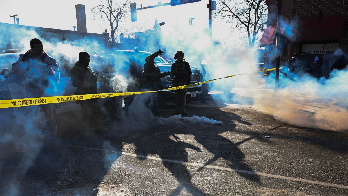 Tear gas is deployed by law enforcement as demonstators gather near the site of where state and local authorities say a man was shot by federal agents earlier in the morning in Minneapolis, Minnesota, on January 24, 2026.- AFP Tear gas is deployed by law enforcement as demonstators gather near the site of where state and local authorities say a man was shot by federal agents earlier in the morning in Minneapolis, Minnesota, on January 24, 2026.- AFP