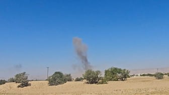 This image grab from an AFPTV footage shows Smoke billowing after airstrikes that killed 20 people in Yemen as a Saudi-led coalition hit back against a sweeping advance by the UAE-backed Southern Transition Council (STC) that threatens to spiral into a major confrontation.- AFP