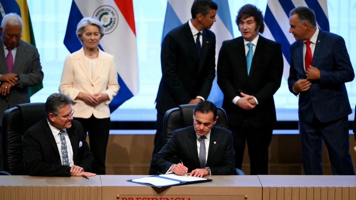 'Fair trade over tariffs': European Union, Mercosur bloc sign 'historic' free trade deal 'Fair trade over tariffs': European Union, Mercosur bloc sign 'historic' free trade deal