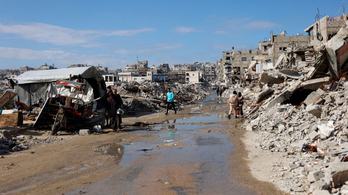 Displaced Palestinians live amongst the rubble and debris of homes and businesses destroyed by the Israeli military in over two years of military strikes on the Gaza Strip enclave, in Jabalia refugee camp, in the northern Gaza Strip on January 17, 2026.- AFP Displaced Palestinians live amongst the rubble and debris of homes and businesses destroyed by the Israeli military in over two years of military strikes on the Gaza Strip enclave, in Jabalia refugee camp, in the northern Gaza Strip on January 17, 2026.- AFP