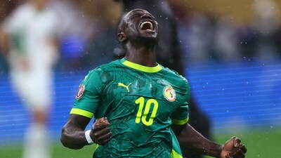 Sadio Mane celebrates following Senegal's 1-0 victory over Morocco in the final of the 2025 Africa Cup of Nations. Reuters