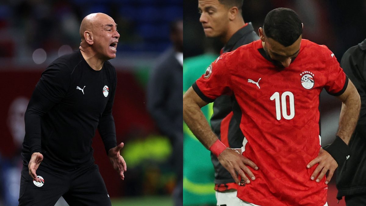 Egypt coach Hossam Hassan went on a passionate rant after Senegal defeated them in African Cup of Nations semi-final. Images: Reuters
Egypt coach Hossam Hassan went on a passionate rant after Senegal defeated them in African Cup of Nations semi-final. Images: Reuters