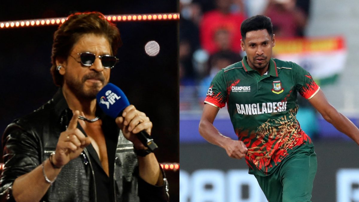 Shah Rukh Khan has been called an ‘anti-national’ by a popular Hindu spiritual leader over KKR signing of Mustafizur Rahman. Images: Reuters Shah Rukh Khan has been called an ‘anti-national’ by a popular Hindu spiritual leader over KKR signing of Mustafizur Rahman. Images: Reuters