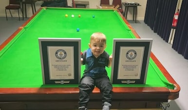 At just two years of age, Jude Owens from Manchester is now a double Guinness World Record holder. Instagram/Jude047