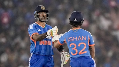 Suryakumar Yadav confirmed Ishan Kishan as Abhishek Sharma's opening partner for India's T20 World Cup warm-up match against South Africa in Navi Mumbai. PTI
