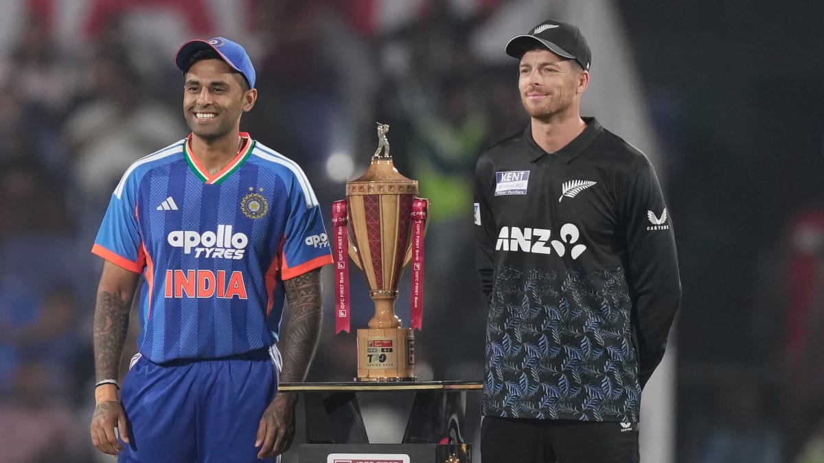 India vs New Zealand Live Score 2nd T20 at Raipur: Arshdeep smashed for 18 runs in opening over