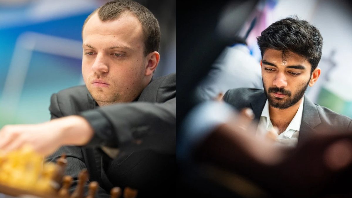 Tata Steel Chess 2026, Hans Niemann defeated Aravindh Chithambaram after a brilliant queen sacrifice, while D Gukesh played out a draw vs R Praggnanandhaa. Images: Lennart Ootes / Tata Steel Chess
Tata Steel Chess 2026, Hans Niemann defeated Aravindh Chithambaram after a brilliant queen sacrifice, while D Gukesh played out a draw vs R Praggnanandhaa. Images: Lennart Ootes / Tata Steel Chess