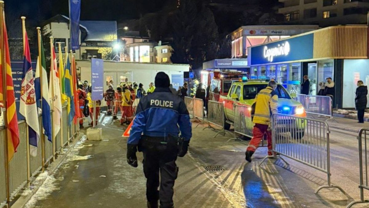 Cough-inducing strange odour forces evacuation at World Economic Forum in Davos | Watch Cough-inducing strange odour forces evacuation at World Economic Forum in Davos | Watch