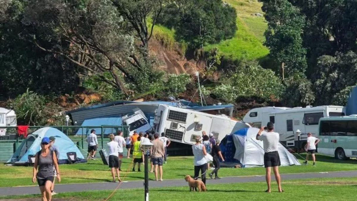 New Zealand: Heavy rain triggers landslide at campsite; voices of those buried heard beneath rubble New Zealand: Heavy rain triggers landslide at campsite; voices of those buried heard beneath rubble