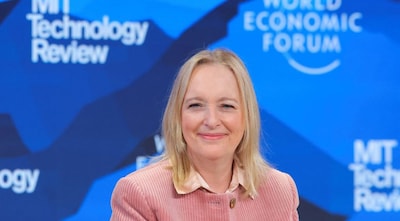 CEO and Chair Accenture Julie Sweet attends the 56th annual World Economic Forum (WEF) meeting in Davos, Switzerland, January 20, 2026. Image Credit: Reuters