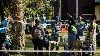 Uganda election polls open late amid internet blackout and voter frustration in Kampala.