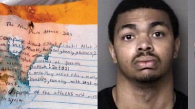  Christian Sturdivant? 18-yr-old arrested for plotting an IS-inspired NYE attack in North Carolina. Image courtesy: X/@Chinoy200096633