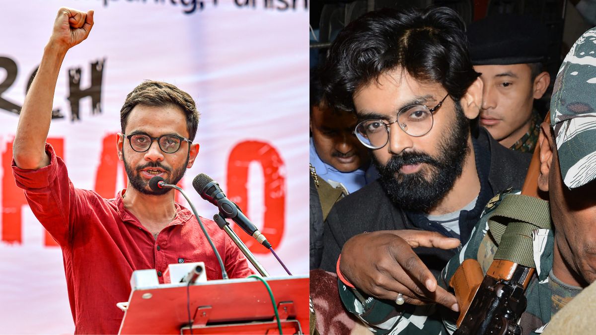 Activists Umar Khalid and Sharjeel Imam have been denied bail by the Supreme Court. PTI File Activists Umar Khalid and Sharjeel Imam have been denied bail by the Supreme Court. PTI File