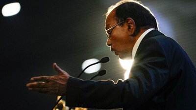 National Security Advisor Ajit Doval speaks during the 'Viksit Bharat Young Leaders Dialogue' at Bharat Mandapam, in New Delhi, January 10, 2026. PTI