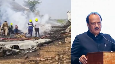Maharashtra Deputy CM Ajit Pawar dies in a plane crash. PTI