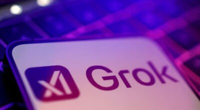 xAI and Grok logos are seen in this illustration taken, February 16, 2025. REUTERS