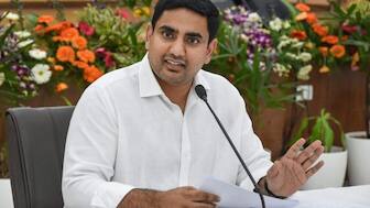 Andhra Pradesh IT Minister Nara Lokesh. Image Credit: PTI
