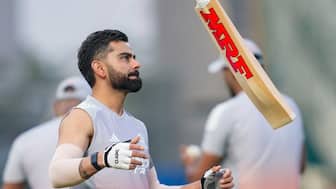 Virat Kohli during a practice session ahead of the first ODI cricket match of a series between India and New Zealand, at Kotambi Stadium, in Vadodara, Gujarat, Friday, Jan. 9, 2026. PTI