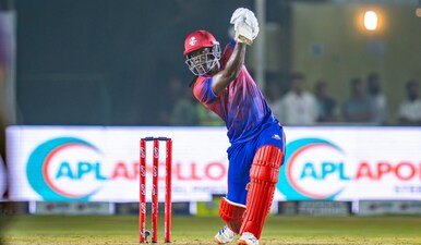 Chadwick Walton’s century led Delhi Warriors to a comfortable victory in the opening game of the World Legends Pro T20 League. Image: Special arrangement